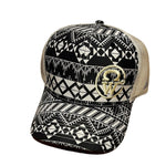 Casquette Ponytail Crowellz Black Aztec - Série Signature