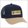 Casquette Trucker Mid Crowellz à Patch Beige 5MT-P4