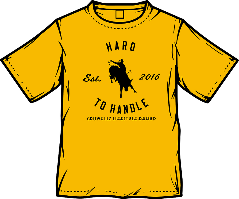 T-shirt à col rond - Hard to Handle