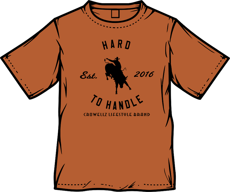 T-shirt à col rond - Hard to Handle