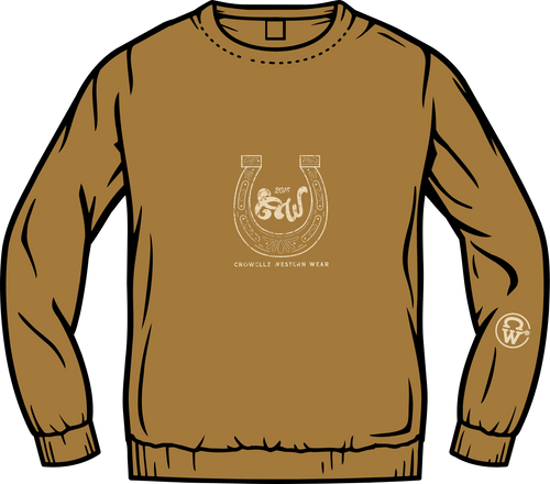 Sweat Crowellz à col rond logo Horsehoes - Prévente