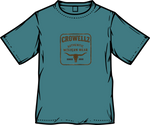 T-shirt à col rond logo Longhorn