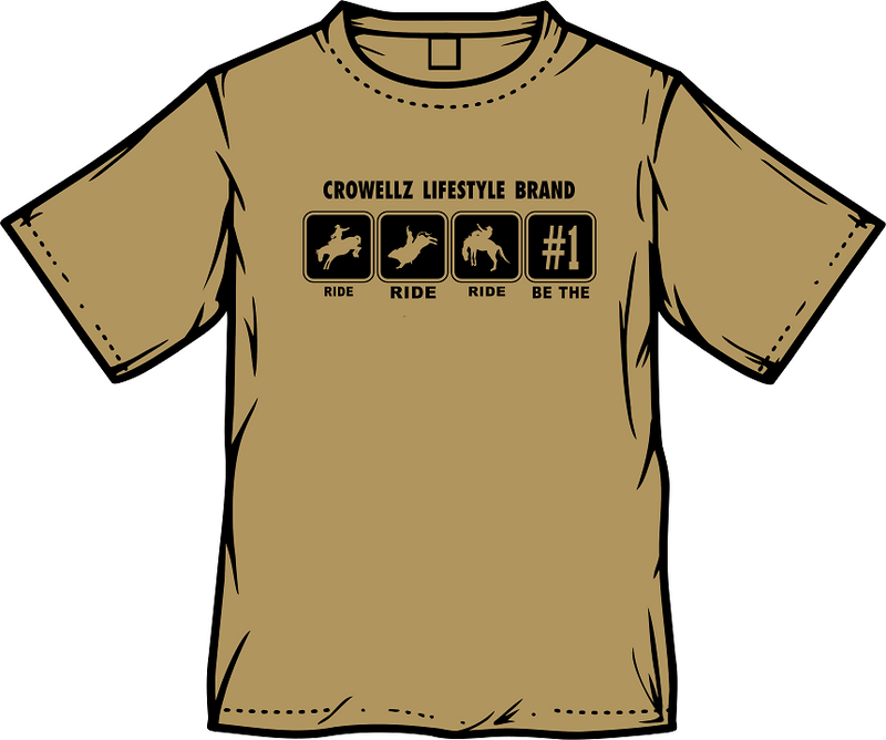 T-shirt Crowellz à col rond - Rodeo Dis.