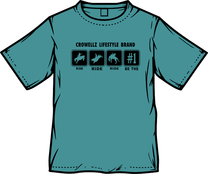 T-shirt Crowellz à col rond - Rodeo Dis.
