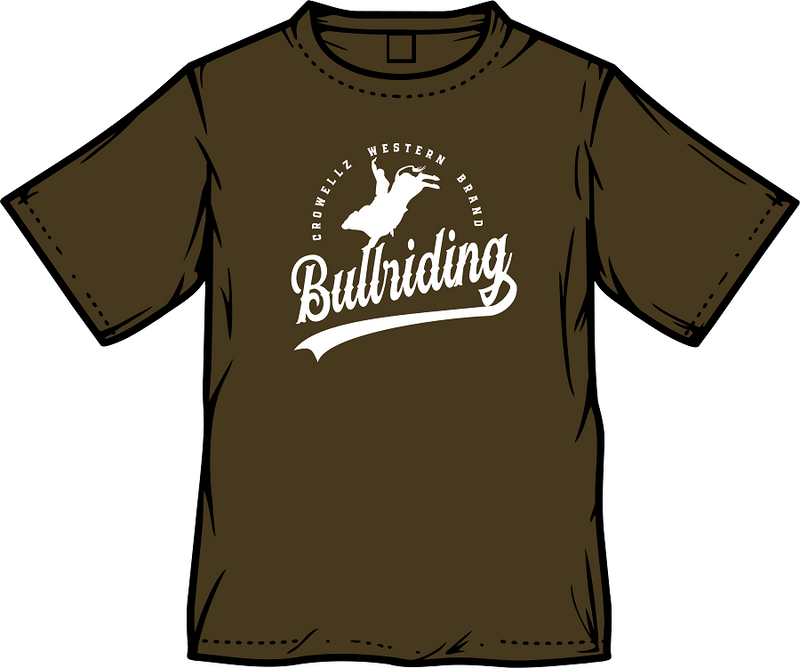 T-shirt Crowellz à col rond logo Bullriding