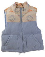 Aztec Corduroy Puffer Vest- PRESALE