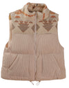 Aztec Corduroy Puffer Vest- PRESALE